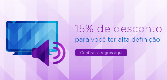 Eletrônicos com até 15% de desconto à vista é aqui. 